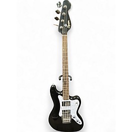 Used Squier PARANORMAL RASCAL JAGUAR BASS Black and White Electric Bass Guitar