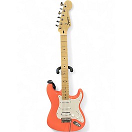 Used Squier SONIC STRATOCASTER Shell Pink Solid Body Electric Guitar