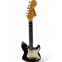 Used Squier STRATOCASTER Black Solid Body Electric Guitar