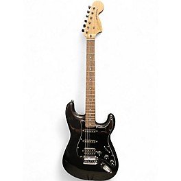 Used Squier Standard Stratocaster Black Solid Body Electric Guitar