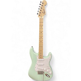 Used Squier Standard Stratocaster Surf Green Solid Body Electric Guitar