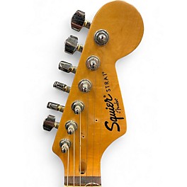 Used Squier Strat Black Solid Body Electric Guitar