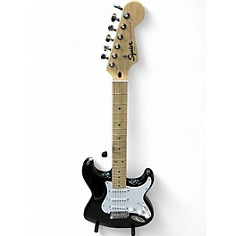 Used Squier Stratocaster HSS Black and White Solid Body Electric Guitar