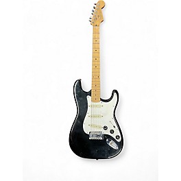 Used Squier Stratocaster II Black Solid Body Electric Guitar