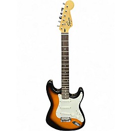 Used Squier Stratocaster Made In Korea 2 Color Sunburst Solid Body Electric Guitar