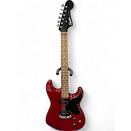 Used Squier Stratosonic Red Solid Body Electric Guitar