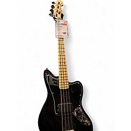 Used Squier Vintage Modified Jaguar Bass Black Electric Bass Guitar