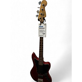 Used Squier Vintage Modified Jaguar Bass Hb Candy Apple Red Electric Bass Guitar