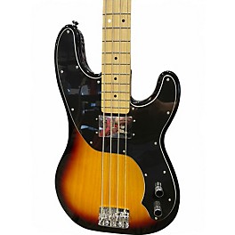Used Squier Vintage Modified Telecaster Bass 3 Color Sunburst Electric Bass Guitar