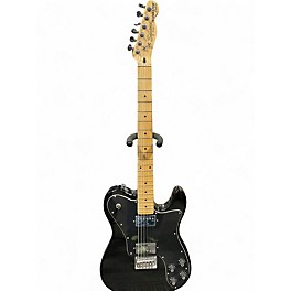 Used Squier Vintage Modified Telecaster Custom Black Solid Body Electric Guitar