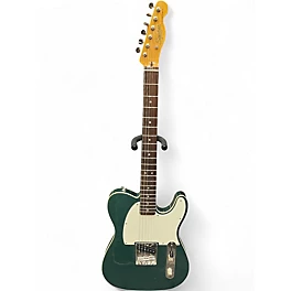 Used Squier custom esquier Green Solid Body Electric Guitar