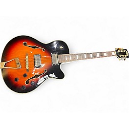Used Stagg A300 VIOLA BURST Hollow Body Electric Guitar