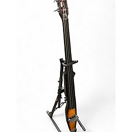 Used Stagg ELECTRIC DOUBLE BASS Brown Upright Bass