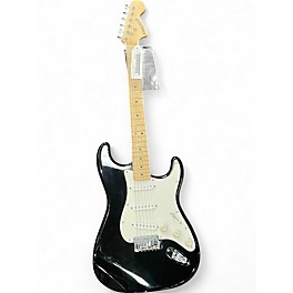 Used Starcaster by Fender Stratocaster black Solid Body Electric Guitar