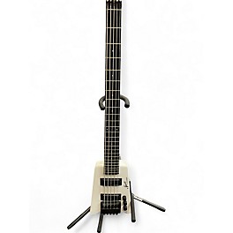 Used Steinberger XT25 Spirit 5 String White Electric Bass Guitar