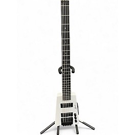 Used Steinberger XT25 Spirit 5 String White Electric Bass Guitar