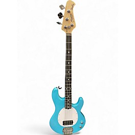 Used Sterling by Music Man Intro Series Stingray Blue Electric Bass Guitar