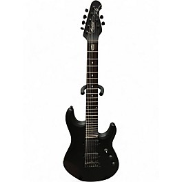 Used Sterling by Music Man John Petrucci JP157 7 String Black Solid Body Electric Guitar