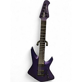 Used Sterling by Music Man Kaizen 7 string Firemist Purple Satin Solid Body Electric Guitar