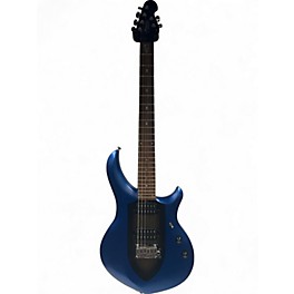 Used Sterling by Music Man MAJ100 Blue Solid Body Electric Guitar