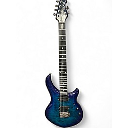 Used Sterling by Music Man MAJ200X Blue Burst Solid Body Electric Guitar