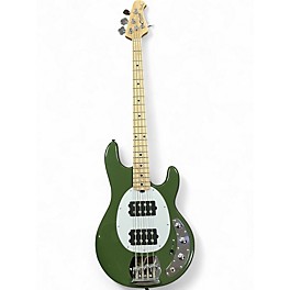 Used Sterling by Music Man Ray4 HH Olive Electric Bass Guitar