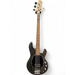 Used Sterling by Music Man Ray4 Trans Black Electric Bass Guitar