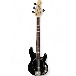 Used Sterling by Music Man Ray4 Trans Black Electric Bass Guitar