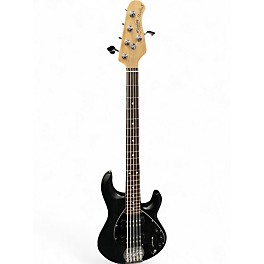 Used Sterling by Music Man Ray5 5 String STEALTH BLACK Electric Bass Guitar