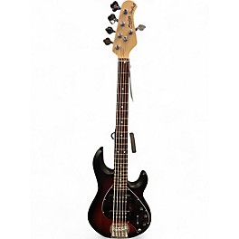 Used Sterling by Music Man Ray5 5 String ruby red burst Electric Bass Guitar