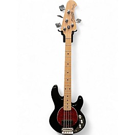 Used Sterling by Music Man Stingray Shortscale  Black Electric Bass Guitar