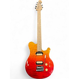 Used Sterling by Music Man Sub AX3 Axis Spectrum Red Solid Body Electric Guitar