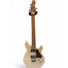 Used Sterling by Music Man Valentine Trans Buttermilk Solid Body Electric Guitar
