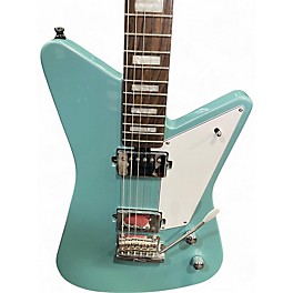 Used Sterling by Music Man mariposa Blue Solid Body Electric Guitar