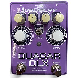 Used Subdecay QUASAR DELUXE PHASE MACHINE Effect Pedal