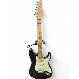 Used Suhr CLASSIC S PAULOWNIA Black and White Solid Body Electric Guitar