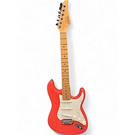 Used Suhr Classic S Fiesta Red Solid Body Electric Guitar