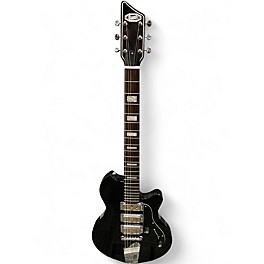 Used Supro 2030BM Hampton Black Solid Body Electric Guitar