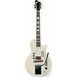 Used Supro Americana White Holiday White Hollow Body Electric Guitar