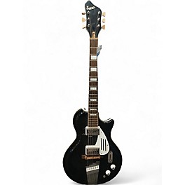 Used Supro BLACK HOLIDAY Black Solid Body Electric Guitar