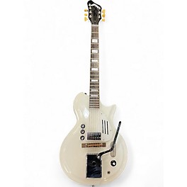 Used Supro WHITE HOLIDAY White Solid Body Electric Guitar