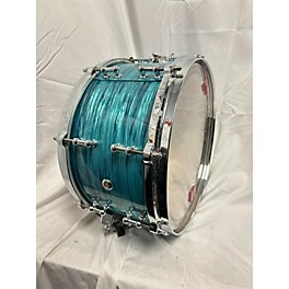 Used Used T- Mac Customs 7X13 Custom Snare Drum Ocean Blue