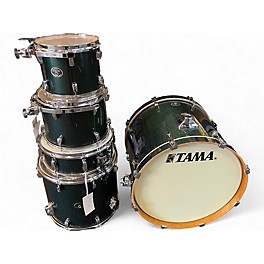 Used TAMA 5 Piece Silverstar Green Sparkle Drum Kit