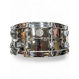 Used TAMA 6.5X14 Starphonic Snare nickel plated brass Drum