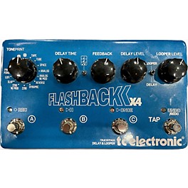 Used TC Electronic Flashback X4 Delay And Looper Effect Pedal