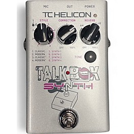 Used TC Helicon TALKBOX SYNTH Effect Pedal