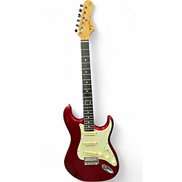 Used Tagima Woodstock TW-500 Metallic Red Solid Body Electric Guitar
