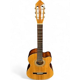 Used Takamine EG124C Natural Classical Acoustic Electric Guitar