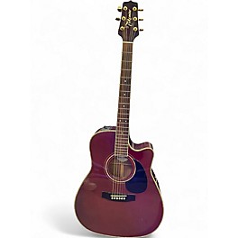 Used Takamine EG334RC Burgundy Acoustic Electric Guitar