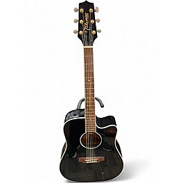 Used Takamine EG341C Black Acoustic Electric Guitar